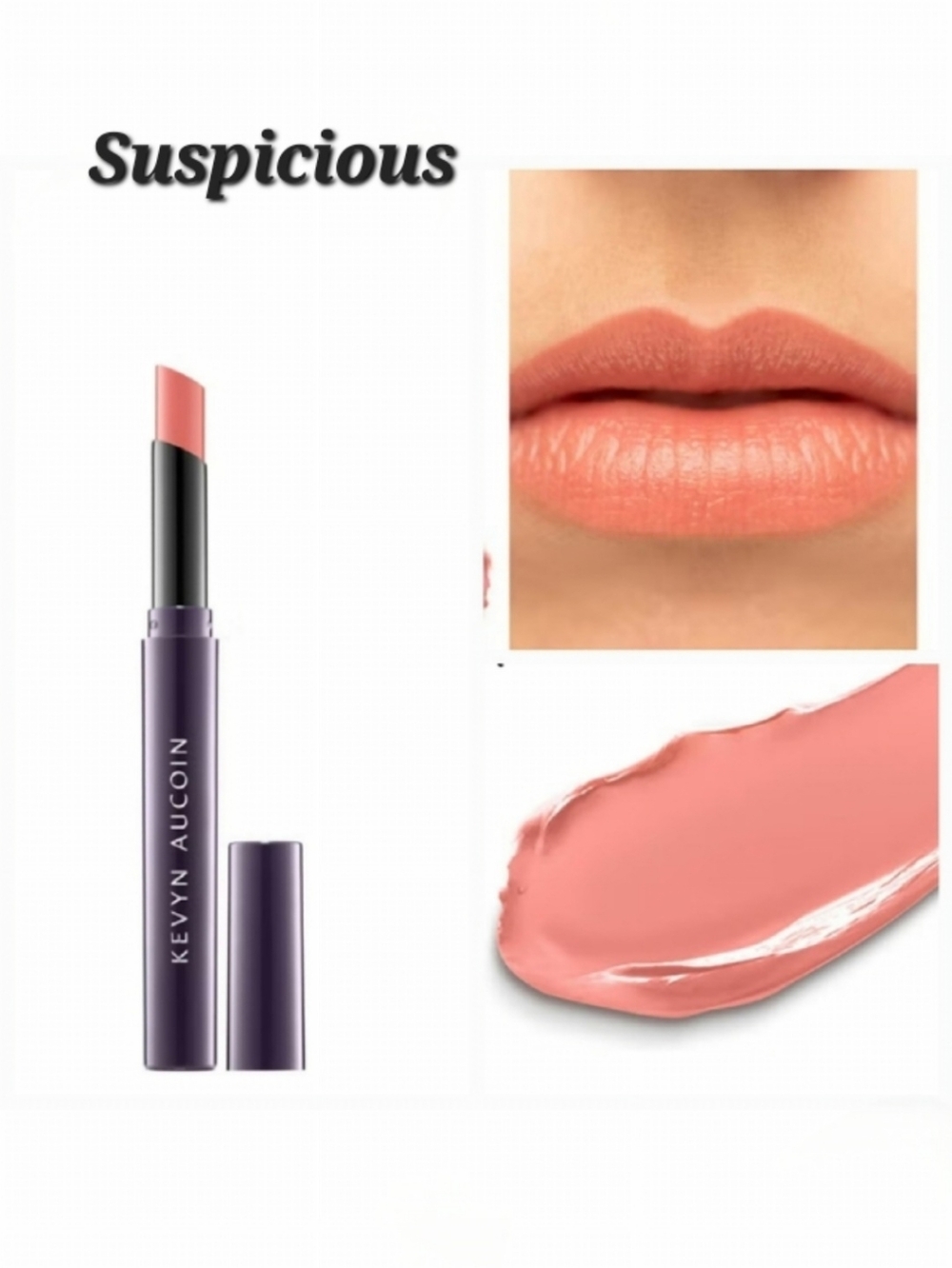 🌺Kevyn Aucoin Suspicious Unforgettable Lipstick Shine